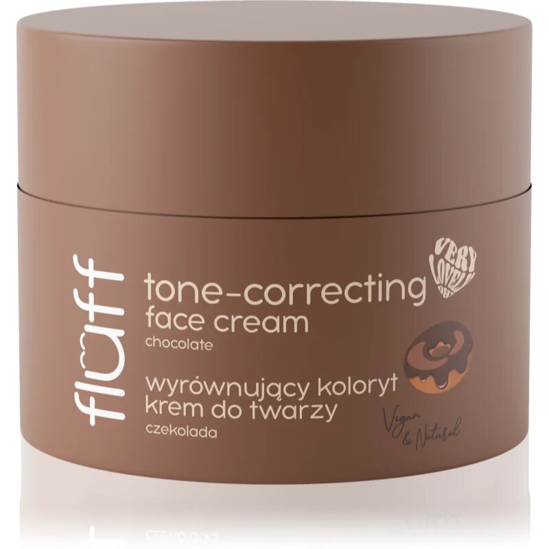 Fluff Chocolate cremă hidratantă de zi pentru uniformizarea nuanței tenului 50 ml