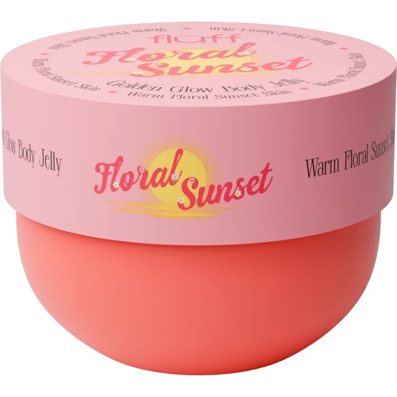 Fluff Glow Body Jelly Floral Sunset gel de corp cu efect iluminator 150 ml