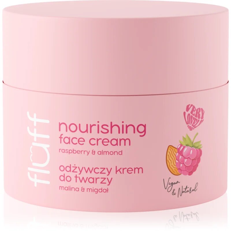 Raspberries & Almonds cremă pentru față cu efect de nutritiv 50 ml