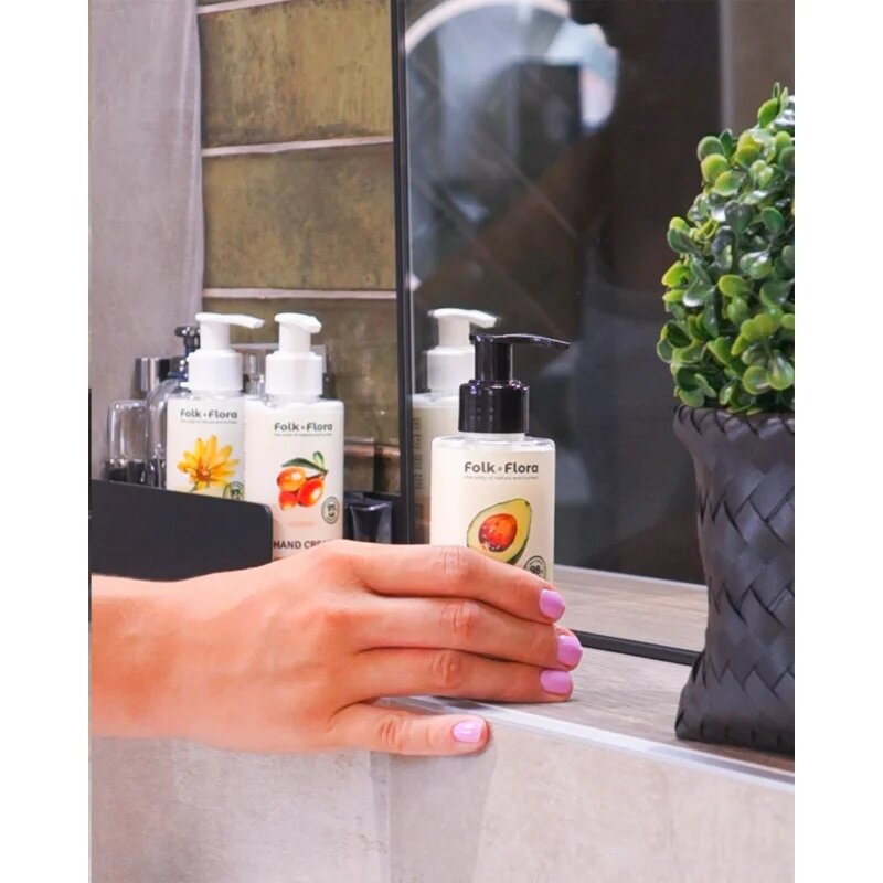 Folk & Flora Sea Buckthorn crema protectoare pentru maini cu efect de nutritiv 150 ml