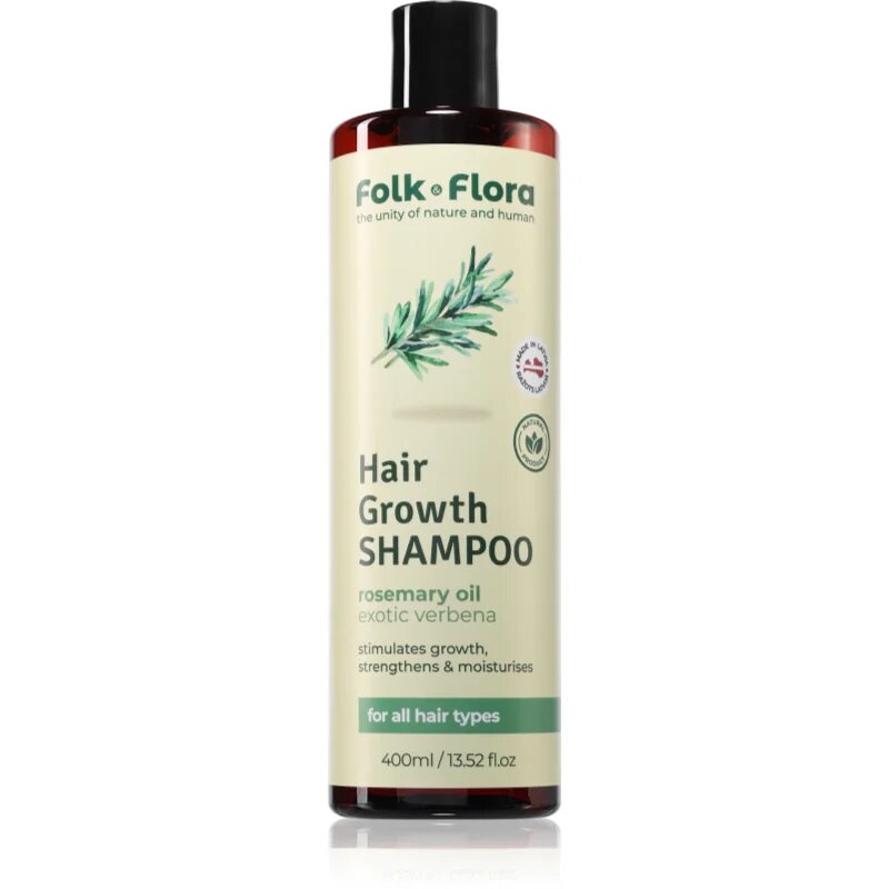 Folk & Flora Verbena sampon hidratant stimuleaza cresterea parului 400 ml