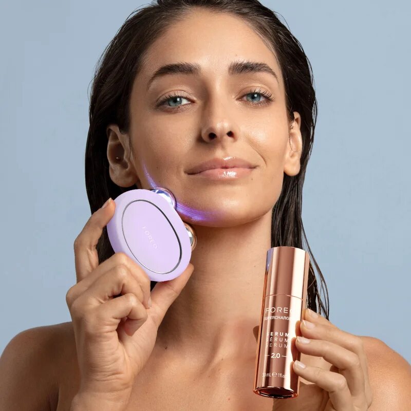 FOREO BEAR™ 2 dispozitiv de tonifiere cu microcurenți faciale Lavender 1 buc
