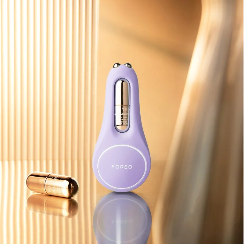 FOREO BEAR™ 2 eyes & lips dispozitiv de tonifiere cu microcurenți zona ochilor si a buzelor Lavender 1 buc