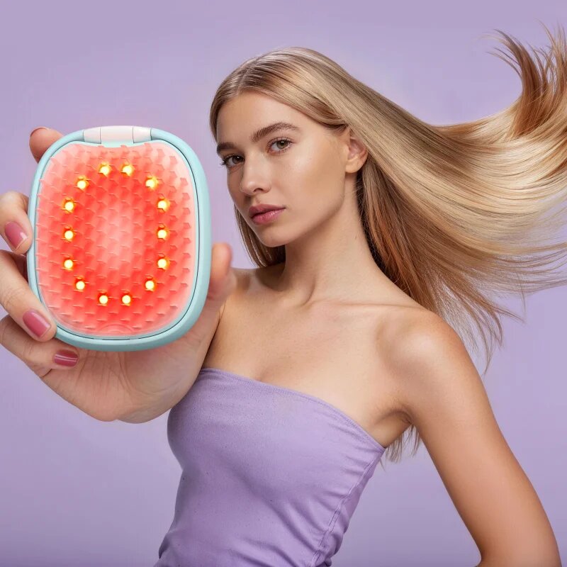 FOREO FLIP™ LED Detangling Hairbrush perie de par cu iluminare LED de fundal 1 buc
