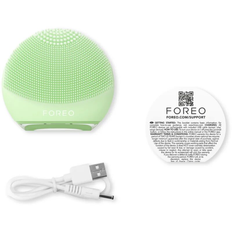 FOREO LUNA™4 Go dispozitiv sonic de curățare pentru călătorii Pistachio