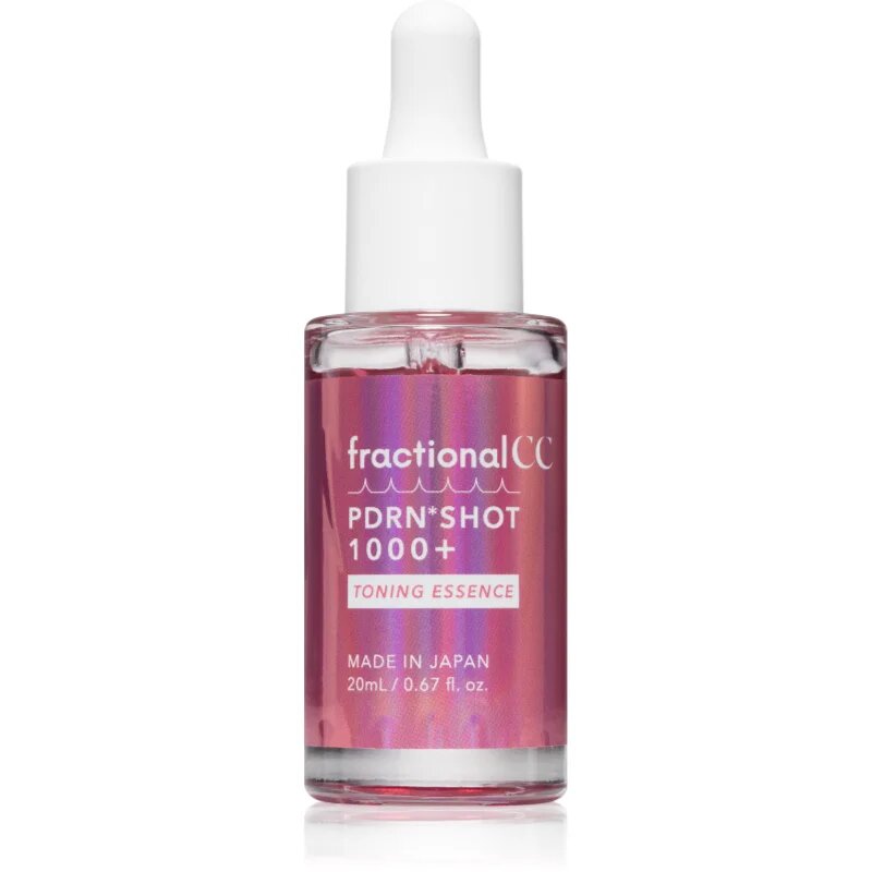 fractional CC PDRN Shot 1000+ Toning Essence Regenerarea esenței pielii pentru uniformizarea nuantei tenului 20 ml