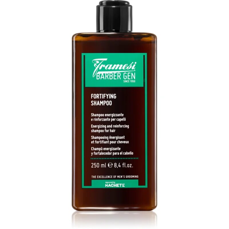 Framesi Barber Gen Fortifying sampon de întărire pentru părul subtiat cu tendința de a cădea 250 ml