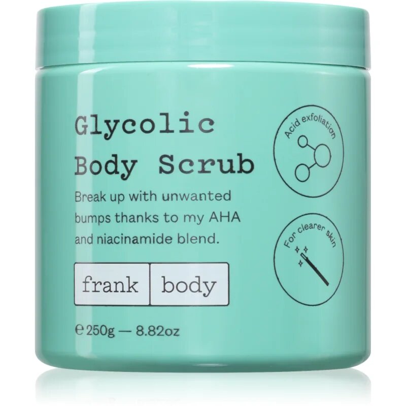 Frank Body Glycolic exfoliant pentru corp cu acid glicolic 250 g