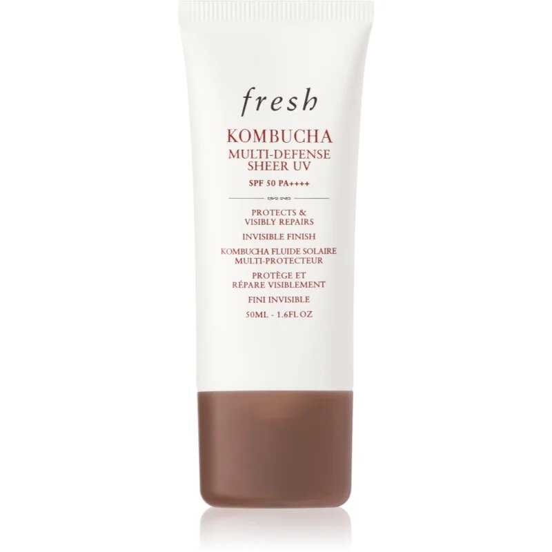 fresh Kombucha Multi-Defense Sheer UV fluid protector pentru combaterea petelor negre. SPF 50 50 ml