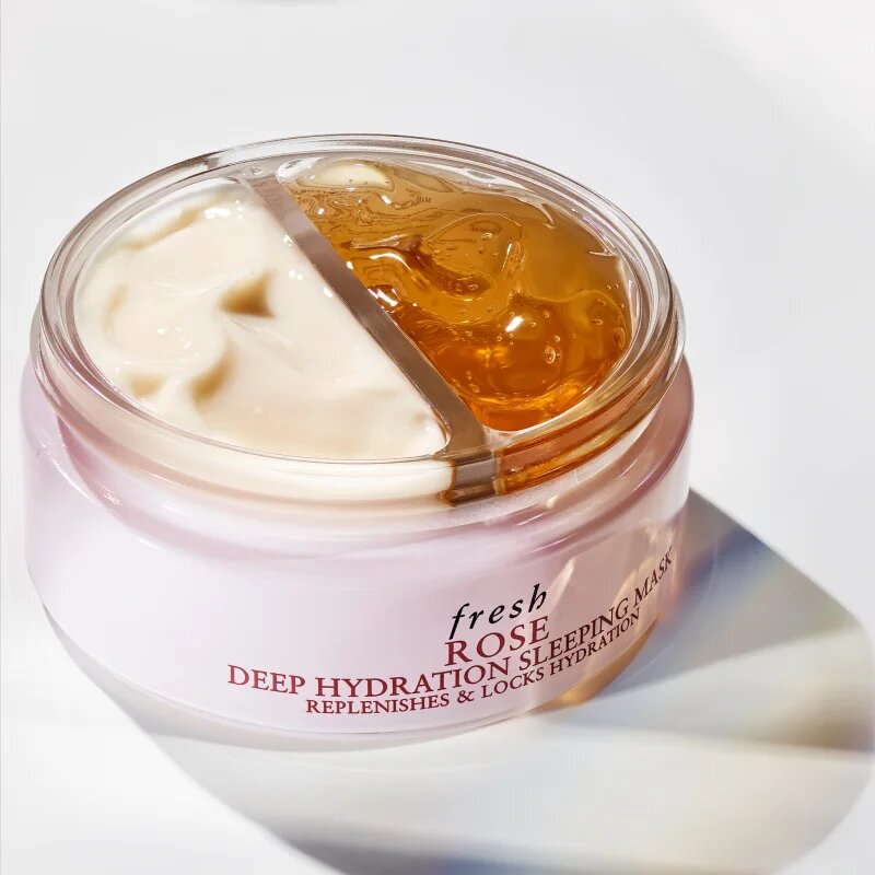 fresh Rose Deep Hydration Sleeping Mask masca hidratanta de noapte de trandafir 70 ml