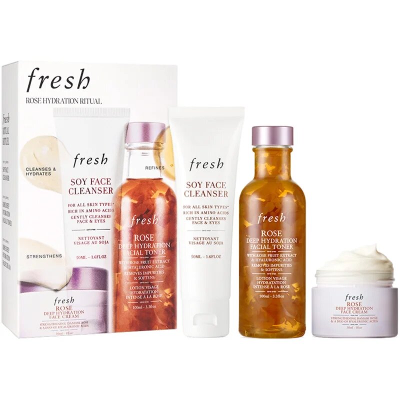 Rose Hydration Ritual set pentru îngrijirea pielii