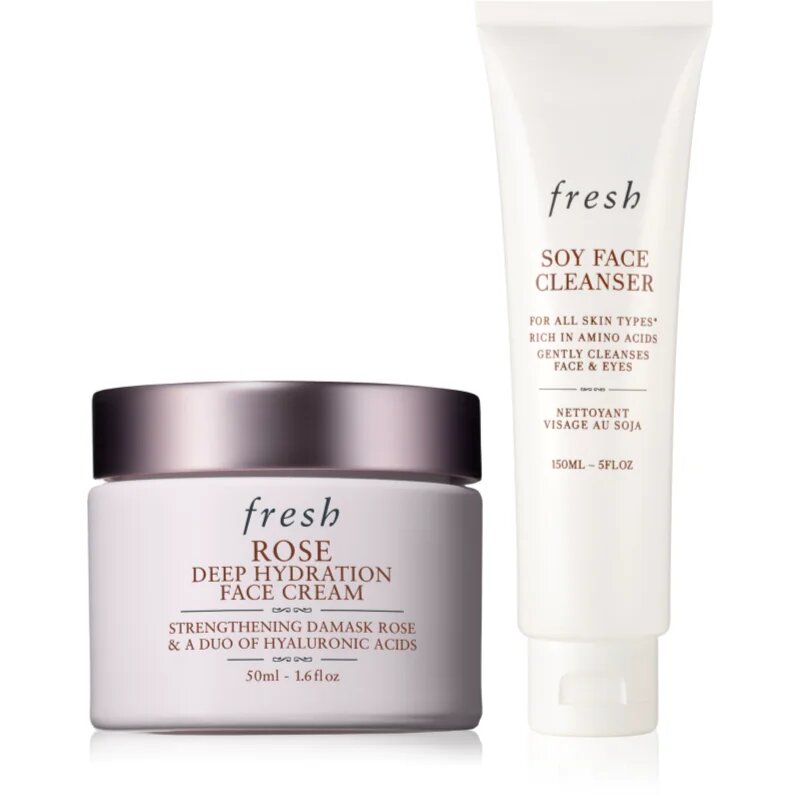 fresh Rose & Sugar Care Set ambalaj economic pentru o piele perfecta