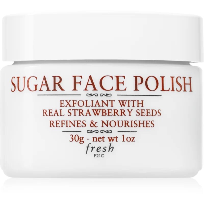 fresh Sugar Face Polish exfoliant din zahăr pentru față 30 g