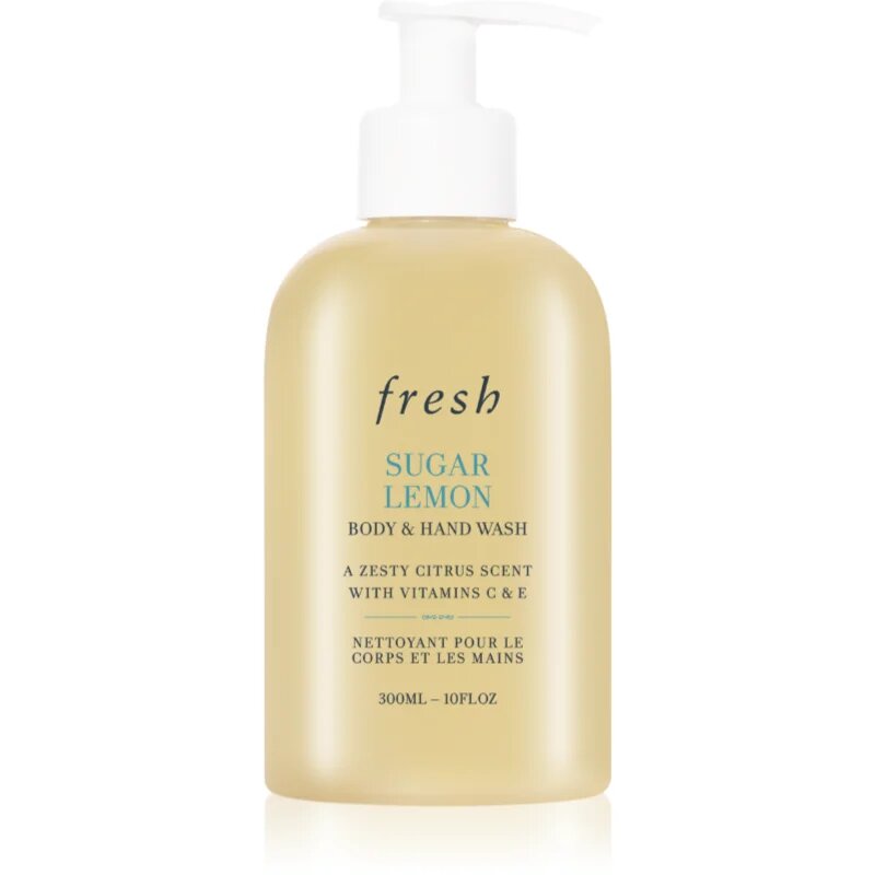 fresh Sugar Lemon Body & Hand Wash gel de duș 300 ml