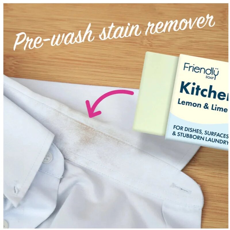 Friendly Soap Kitchen Bar Lemon & Lime săpun natural 7x95 g