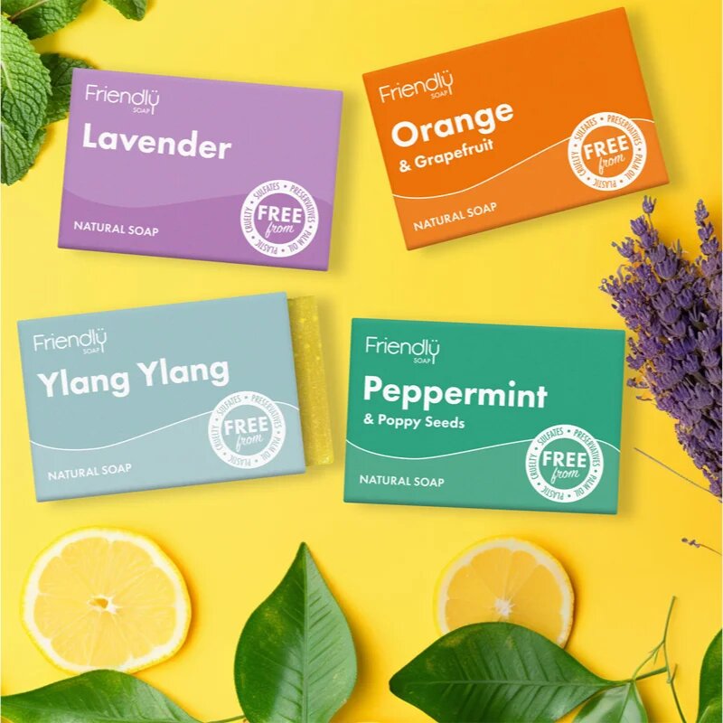 Friendly Soap Natural Soap Orange & Grapefruit săpun natural 95 g
