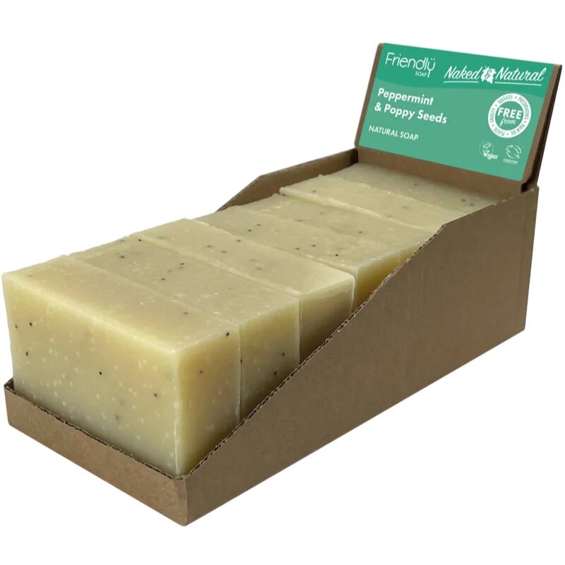 Friendly Soap Natural Soap Peppermint & Poppy Seeds săpun natural 7x95 g