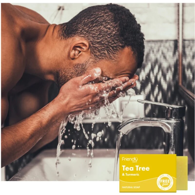 Friendly Soap Natural Soap Tea Tree & Turmeric săpun natural 95 g