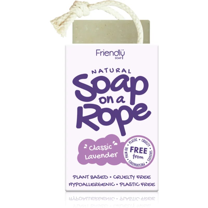 Friendly Soap Soap on a Rope Lavender săpun natural pe șnur 95 g