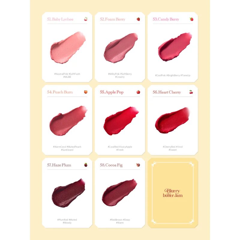 Frudia Blurry Butter Jam balsam multifuncțional buze si obraz culoare 56 Heart Cherry 4.5 g