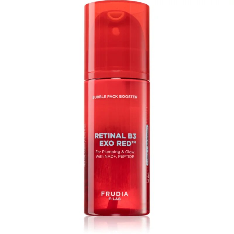 Frudia Retinal B3 Exo Red Bubble Pack Booster booster pentru înviorare și hidratare pentru strălucirea și netezirea pielii 140 ml