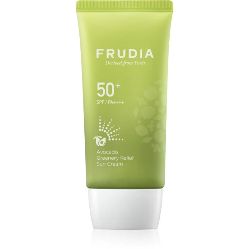 Sun Avocado Greenery Relief loțiune protectoare hidratantă pentru piele sensibilă SPF 50+ 50 g