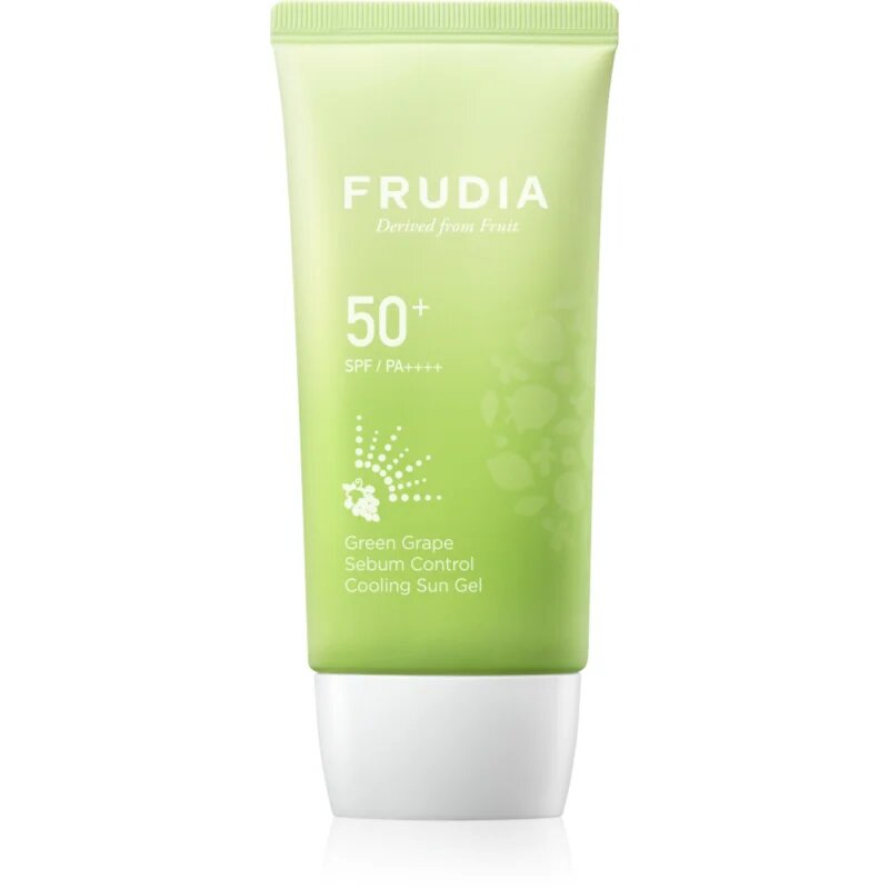 Sun Green Grape Sebum Control gel cu protectie solara hidratant pentru ten gras și mixt SPF 50+ 50 g
