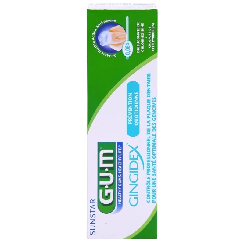 G.U.M Gingidex 006% pasta de dinti anti-placa bacteriana si gingii sănătoase 75 ml