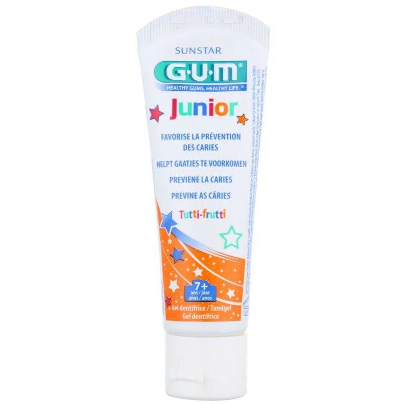 G.U.M Junior 6+ Gel pentru dintii copiilor aroma Strawberry 50 ml