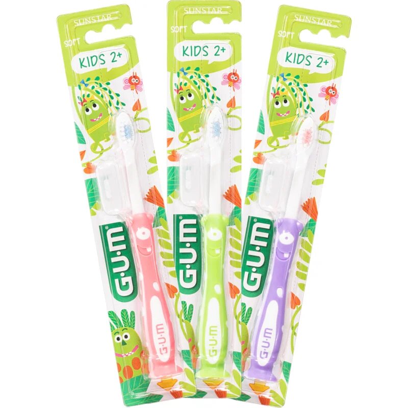 G.U.M Kids 2+ Soft periuță de dinți moale pentru copii 1 buc