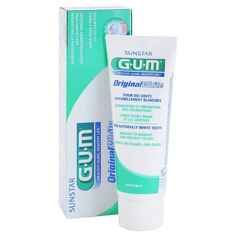 G.U.M Original White pasta de dinti pentru albire 75 ml