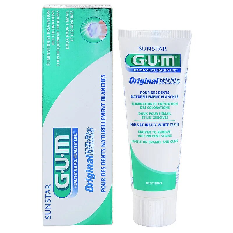 G.U.M Original White pasta de dinti pentru albire 75 ml