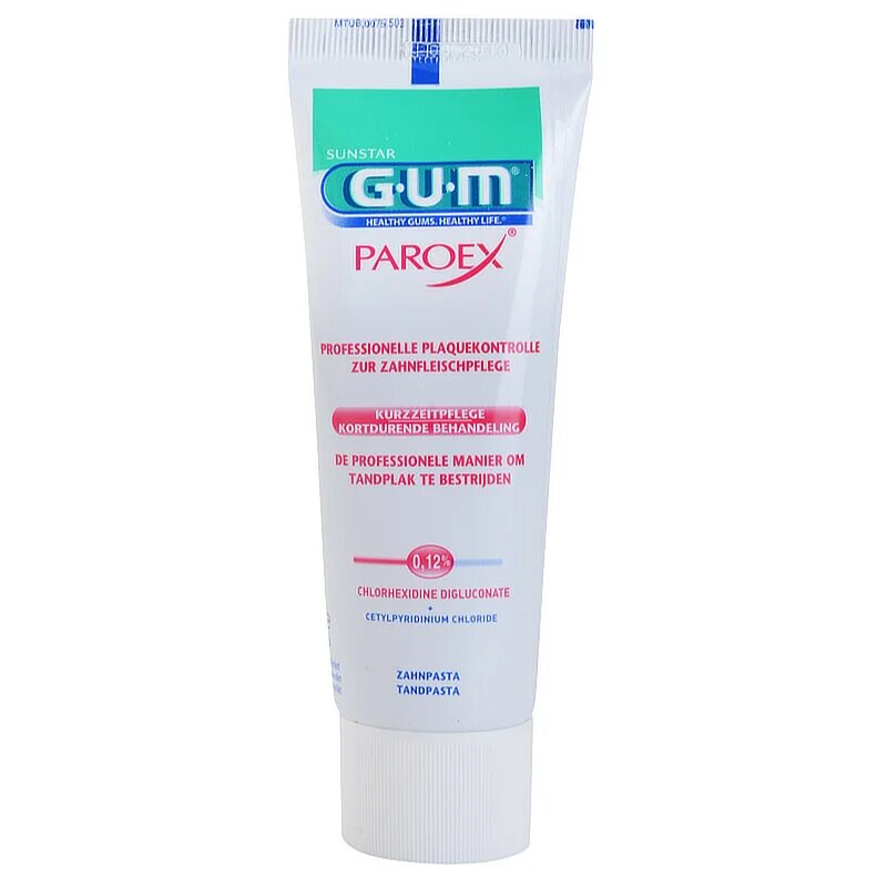G.U.M Paroex Toothpaste pastă de dinți pentru protecția gingiilor impotriva paradontozei 75 ml