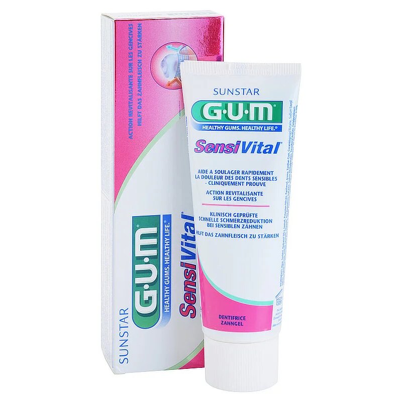 G.U.M SensiVital pastă de dinți pentru dinti sensibili 75 ml