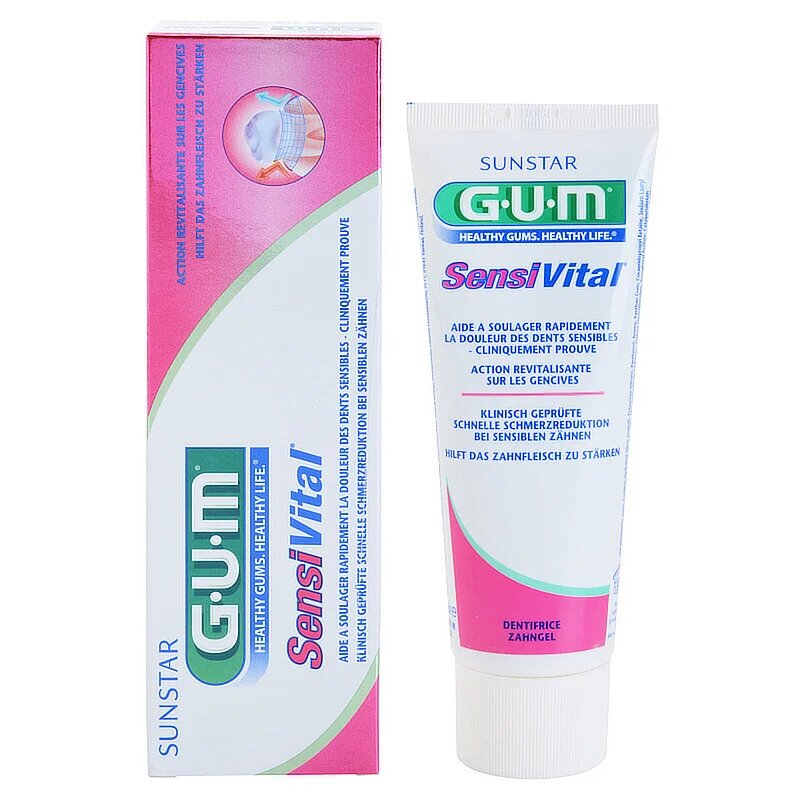 G.U.M SensiVital pastă de dinți pentru dinti sensibili 75 ml