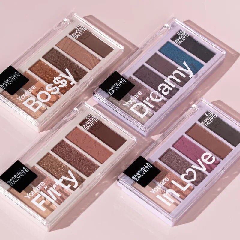 Gabriella Salvete Eyeshadow 6 Shades Palette paleta farduri de ochi culoare You are Bos$y 12 g