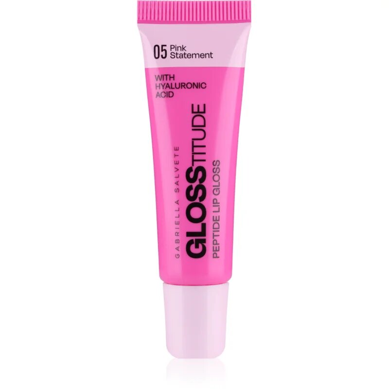 Gabriella Salvete Glosstitude Peptide Lip Gloss lip gloss hidratant culoare 05 Pink Statement 10 ml