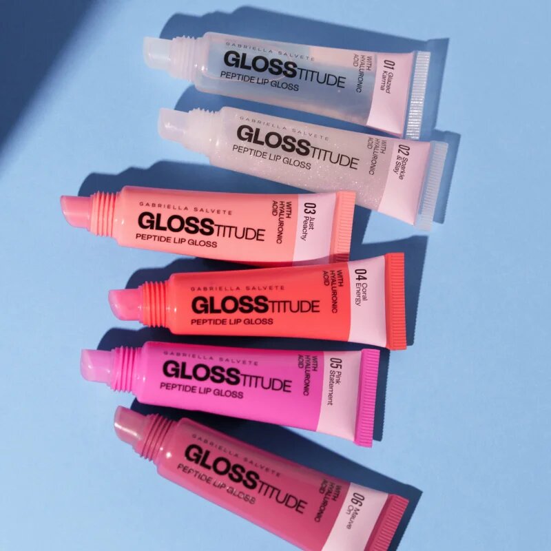 Gabriella Salvete Glosstitude Peptide Lip Gloss lip gloss hidratant culoare 05 Pink Statement 10 ml