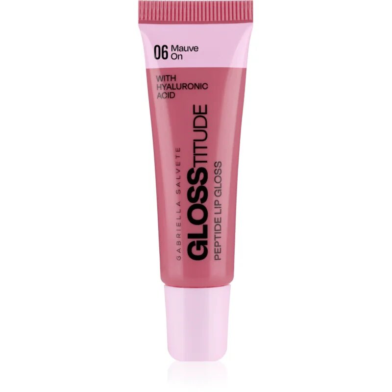 Gabriella Salvete Glosstitude Peptide Lip Gloss lip gloss hidratant culoare 06 Mauve On 10 ml