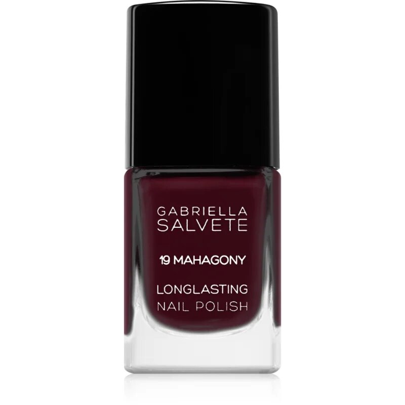 Gabriella Salvete Longlasting Enamel lac de unghii cu rezistenta indelungata lucios culoare 19 Mahagony 11 ml