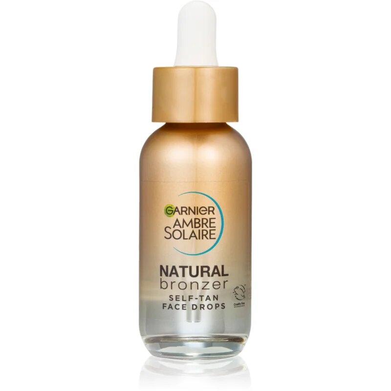Garnier Ambre Solaire Natural Bronzer picaturi pentru bronzare faciale 30 ml