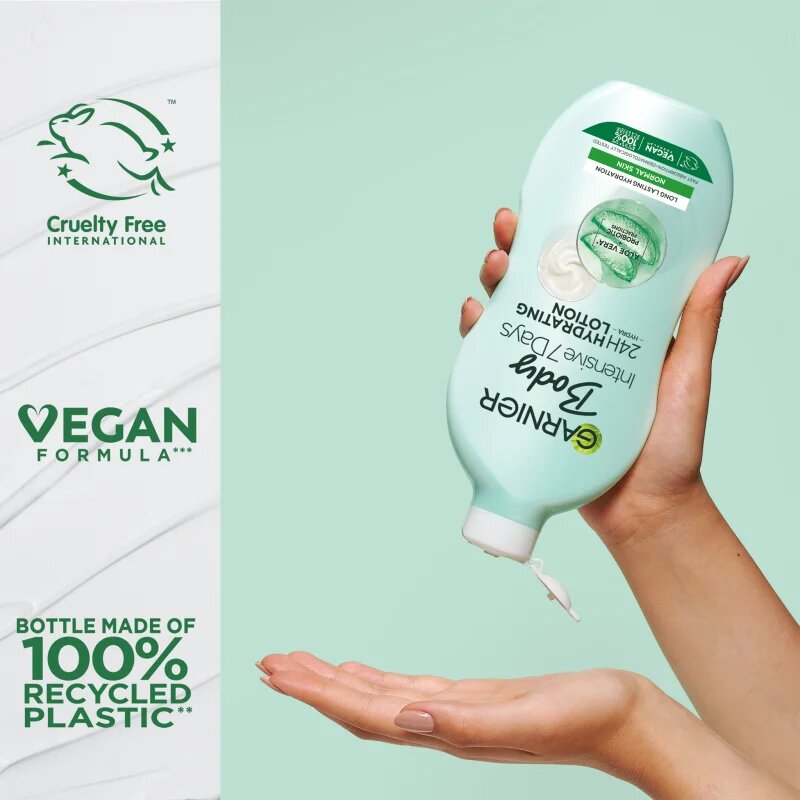 Garnier Body Intensive 7 Days loțiune de corp hidratantă cu aloe vera 400 ml