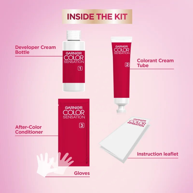 Garnier Color Sensation culoare par culoare 8.12 Light Roseblonde 1 buc
