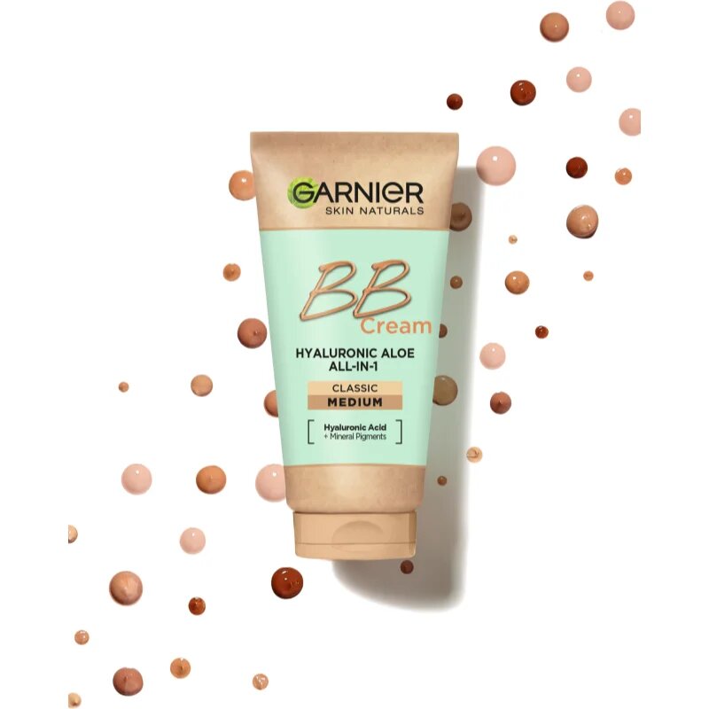 Garnier Hyaluron BB Cream crema BB pentru piele normala si uscata culoare Medium 50 ml