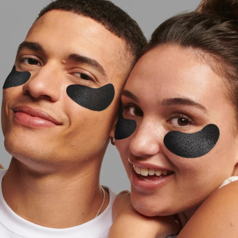Garnier Textil Masks Charcoal Caffeine mască pentru zona ochilor cu cărbune activ 5 g