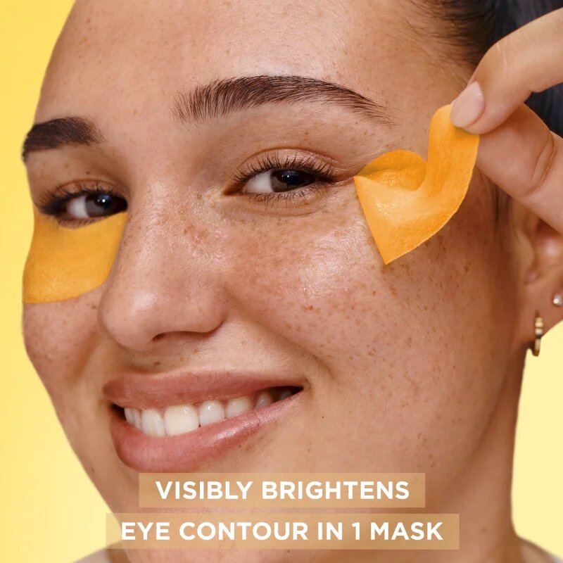 Garnier Textil Masks Vitamin C mască pentru zona ochilor cu efect iluminator 5 g