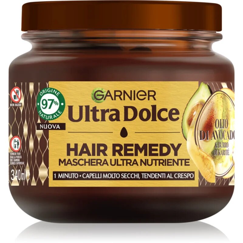 Ultra Doux Avocado Oil and Shea Butter masca hranitoare pentru par uscat 340 ml