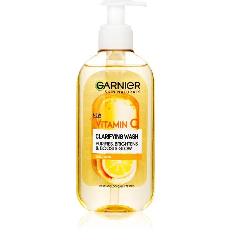 Garnier Vitamin C gel de curățare cu efect de iluminare faciale 200 ml