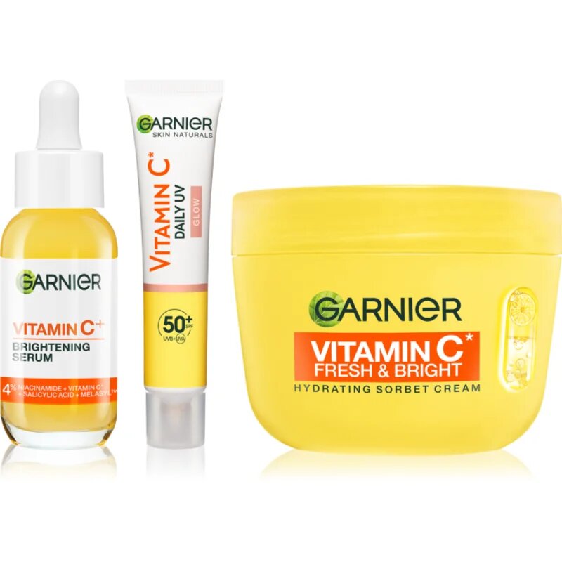 Garnier Vitamin C set pentru luminozitate si hidratare