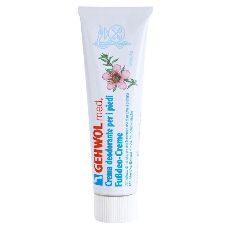 Gehwol MED. deodorant crema intensiva cu protecție de lungă durată pentru picioare 75 ml